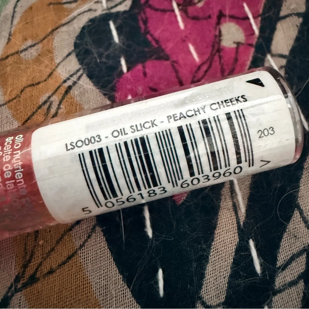 Lottie London‎ Oil Slick Lip Oil in Peachy Cheeks. Full Sized, New / Sealed